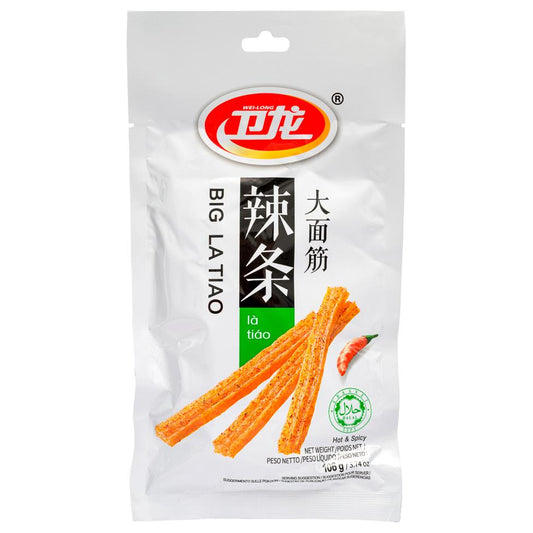 Weilong Big Latiao Gluten Strips (Hot Flavour) 衛龍 大麵筋辣條