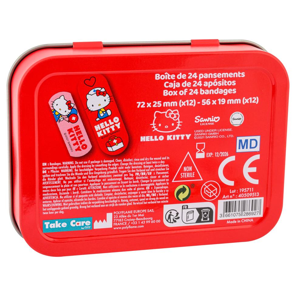 Hello Kitty Bandages (Red & Pink) (Box of 24)