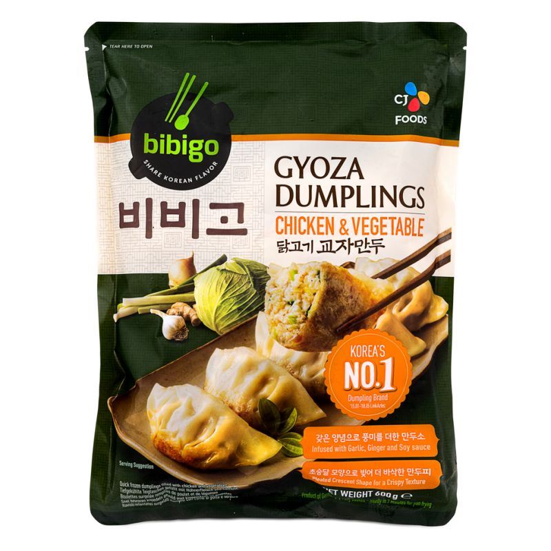 CJ Bibigo Gyoza Dumplings (Chicken & Vegetable) 치킨야채 교자만두