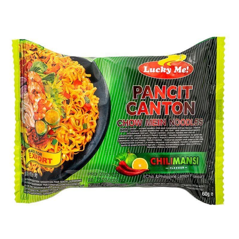 (Case) Lucky Me Pancit Canton Chow Mein Noodles (Chili Mansi Favour) 60g*6*12