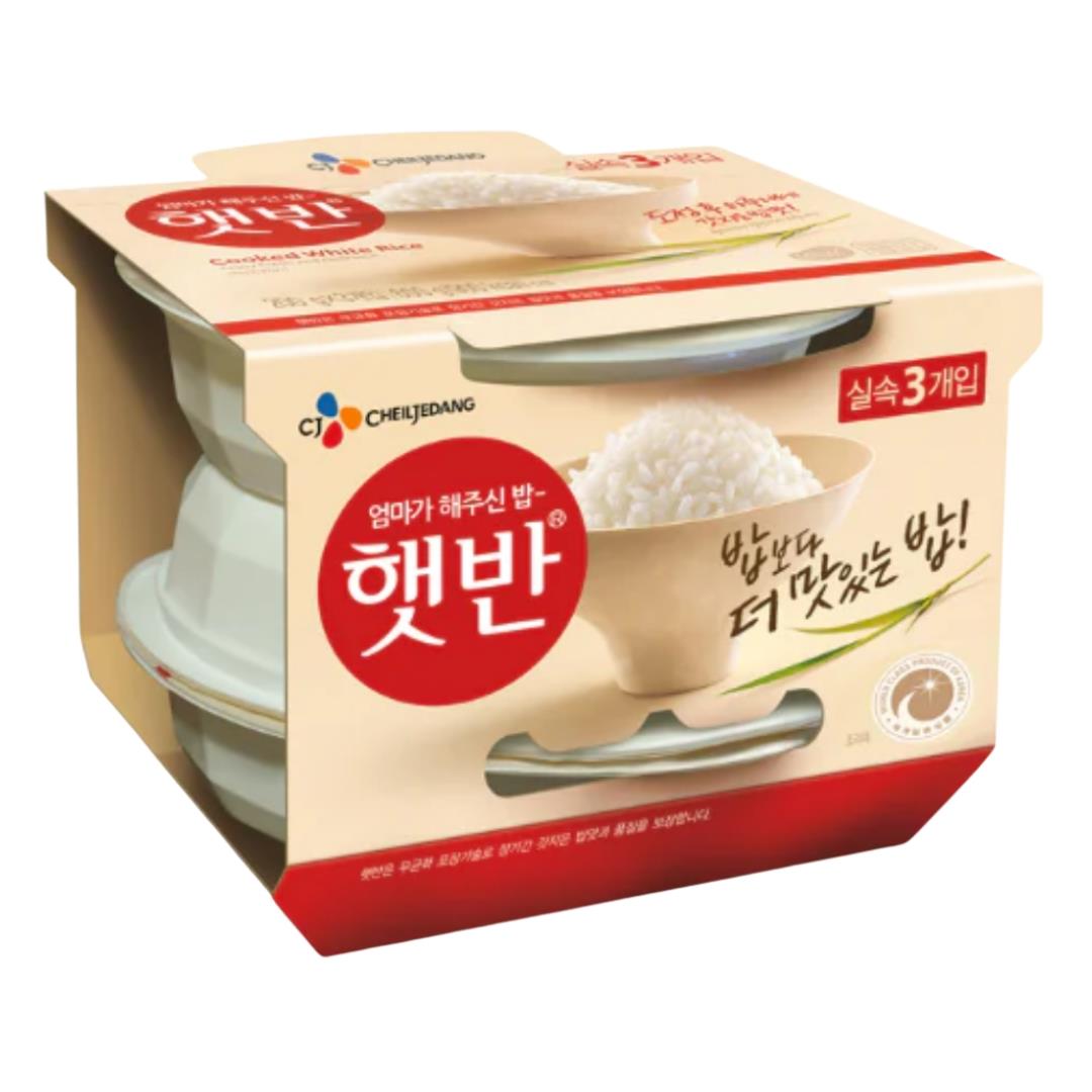 CJ Hetbahn Cooked White Rice (Pack of 3)