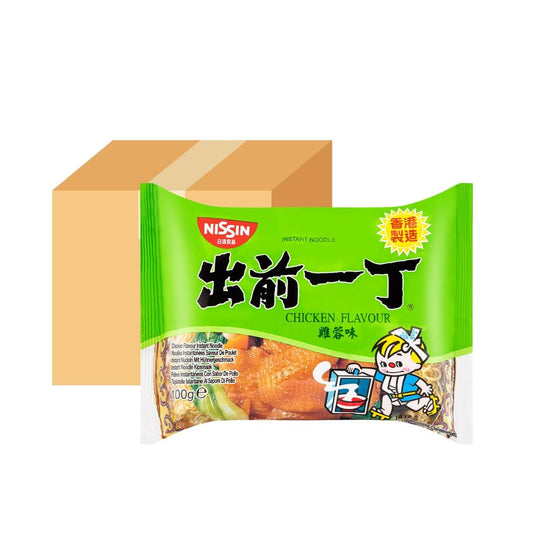 Nissin Chicken Flavour Instant Noodles (Case of 30) 出前一丁 雞蓉味即食湯麵 (30包)