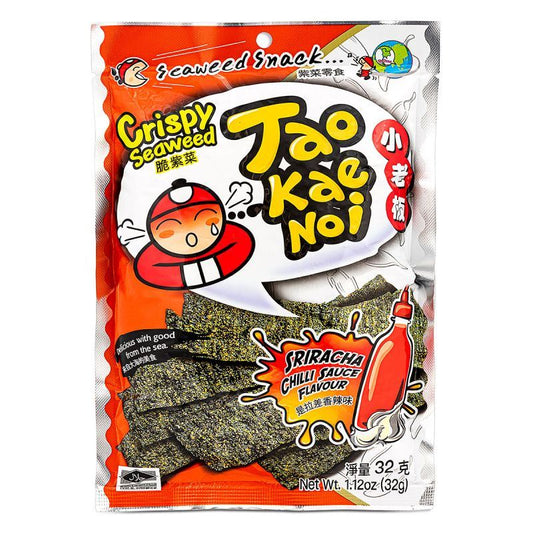 Tao Kae Noi Crispy Seaweed (Sriracha Chilli Sauce Flavour) 小老闆 脆紫菜 (是拉差香辣味)