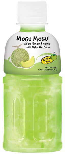 Mogu Mogu Melon Flavored Drink with Nata De Coco (Case of 24)