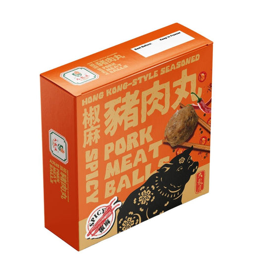 Tai Lung Fung Frozen Hong Kong-Style Seasoned Pork Meat Balls (Spicy) 大龍鳳 椒麻豬肉丸