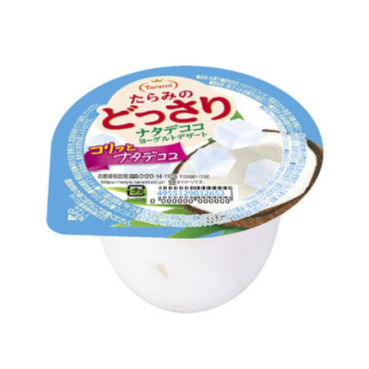 Tarami No Dossari Fruit Jelly with Nata De Coco Yoghurt Dessert たらみのどっさり シリーズ (ナタデココヨーグルトデザート)