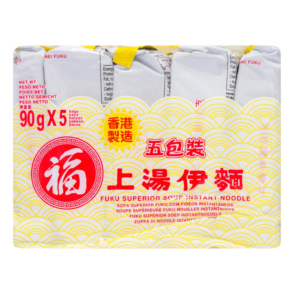 Fuku Superior Soup Instant Noodles Multipack (Pack of 5) 福字 上湯伊麵 (5包裝)