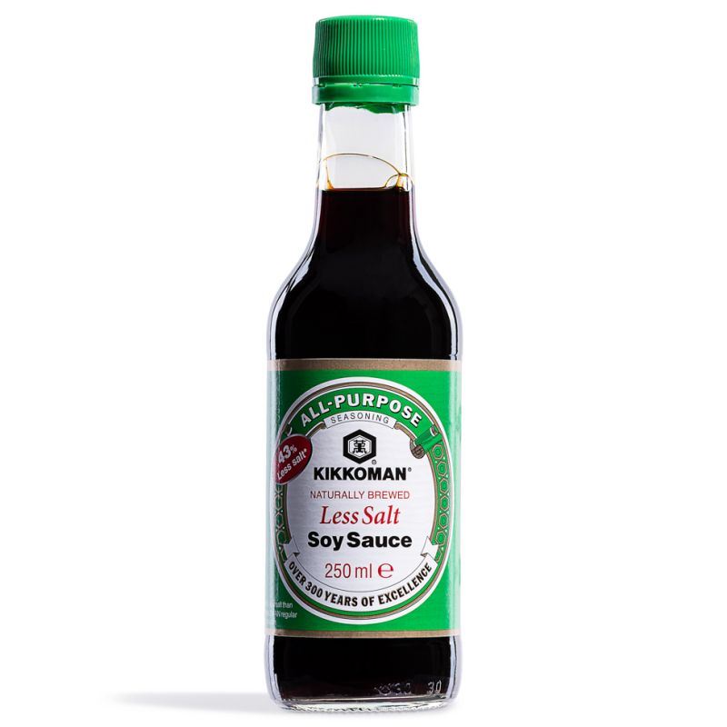 Kikkoman Naturally Brewed Less Salt Soy Sauce 萬字 減鹽醬油