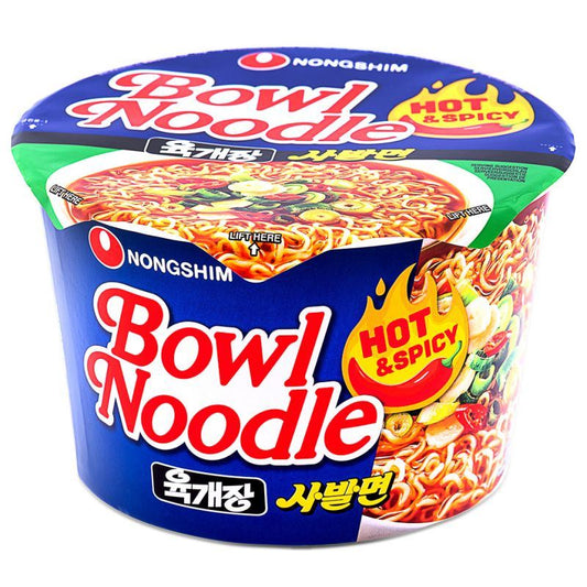 Nongshim Bowl Noodle Soup (Hot & Spicy) 육개장 사발면