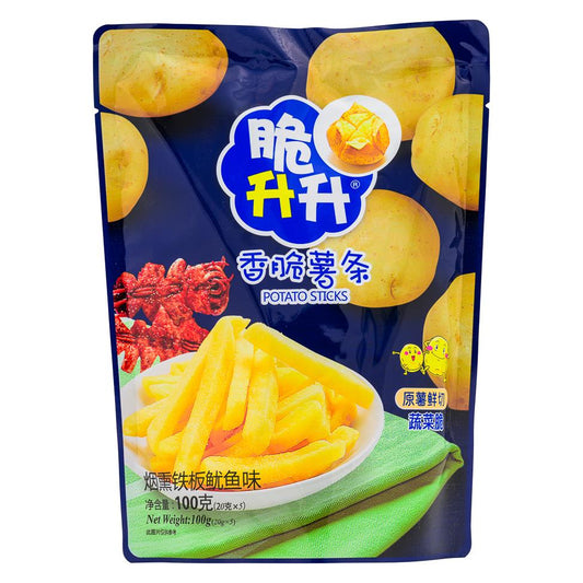 Cui Sheng Sheng Potato Sticks (Smoked & Grilled Squid) 脆升升 烟熏鐵板魷魚味香脆薯條