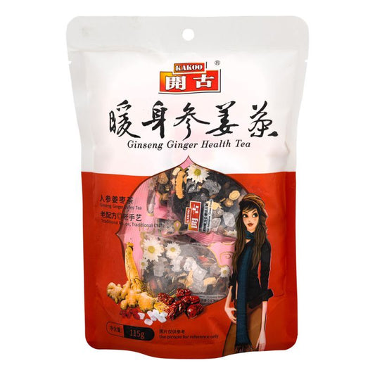 Kakoo Ginseng Ginger Health Tea (Ginseng Ginger Dates Tea) 開古 暖身參薑茶 (人參薑棗茶)