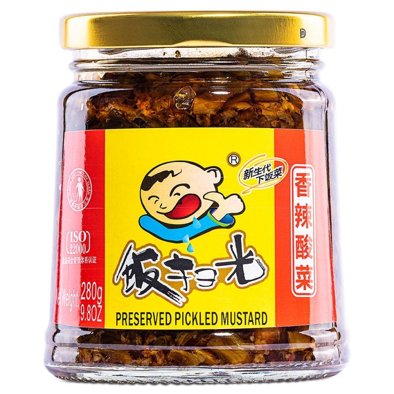 Fan Sao Guang Preserved Pickled Mustard 飯掃光 香辣酸菜