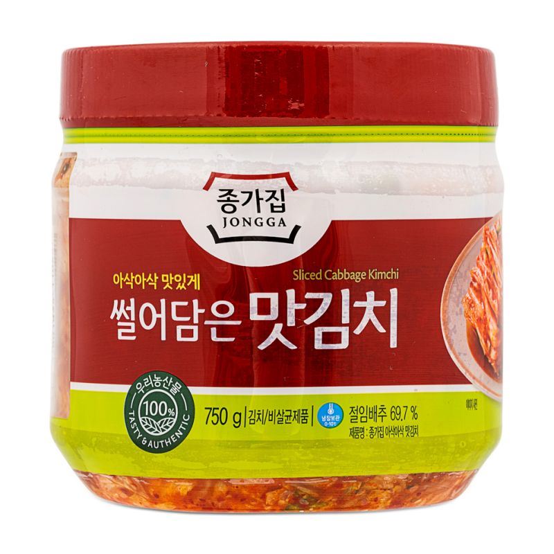 Jongga Cut Cabbage Kimchi 맛김치 (750g Tub)