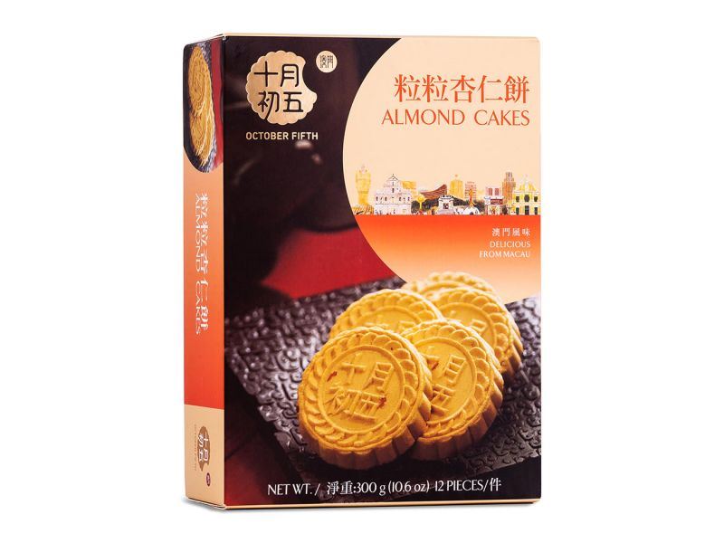 十月初五麵包店杏仁餅 澳門十月初五餅家 粒杏仁餅