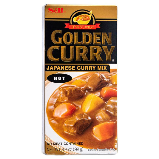 S&B Golden Curry Japanese Curry Mix (Hot)