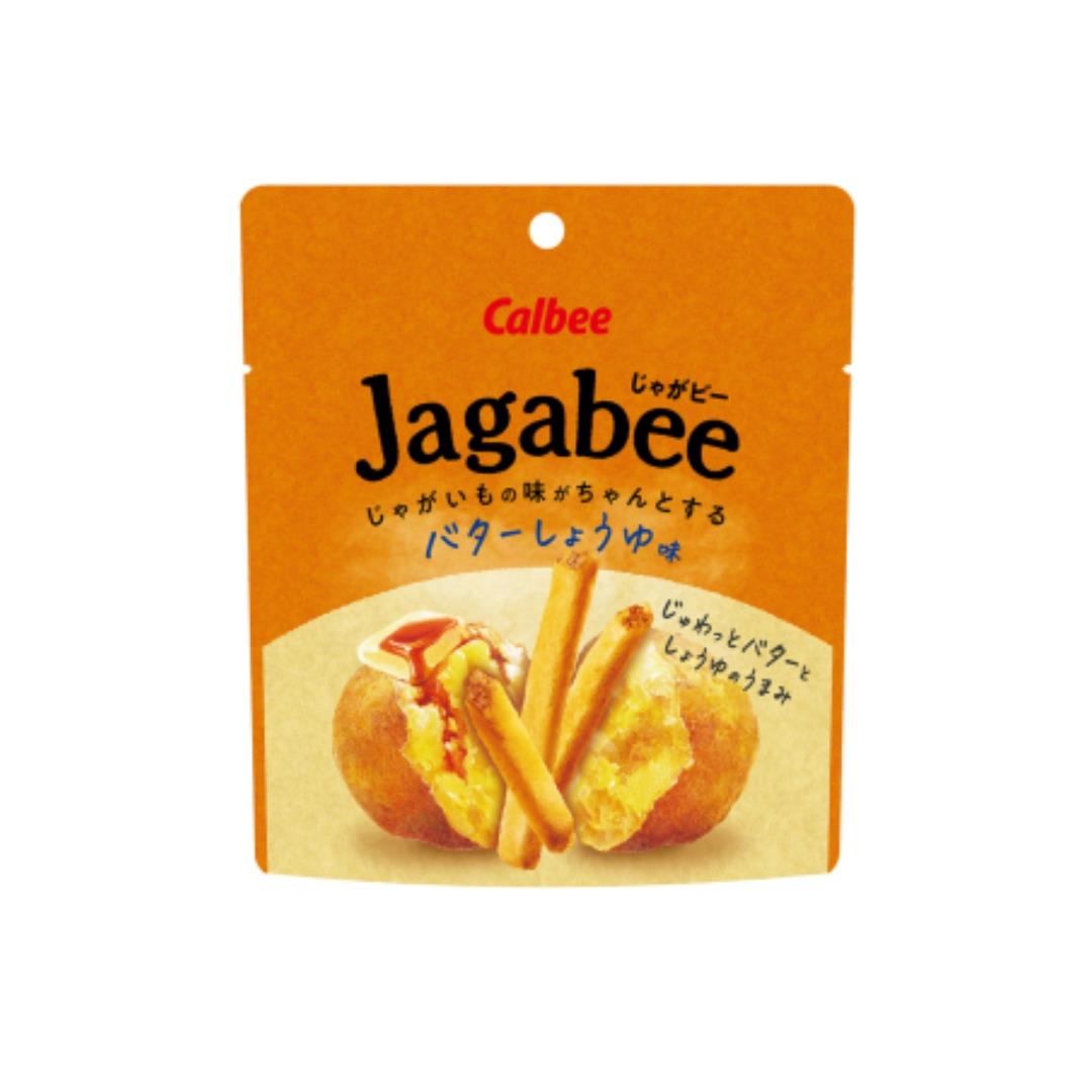Calbee Jagabee Potato Sticks (Butter Soy Sauce Flavour) じゃがビー バターしょうゆ味
