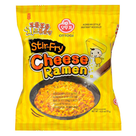 Ottogi Stir-Fry Cheese Ramen 오뚜기 보들보들 치즈 볶음면