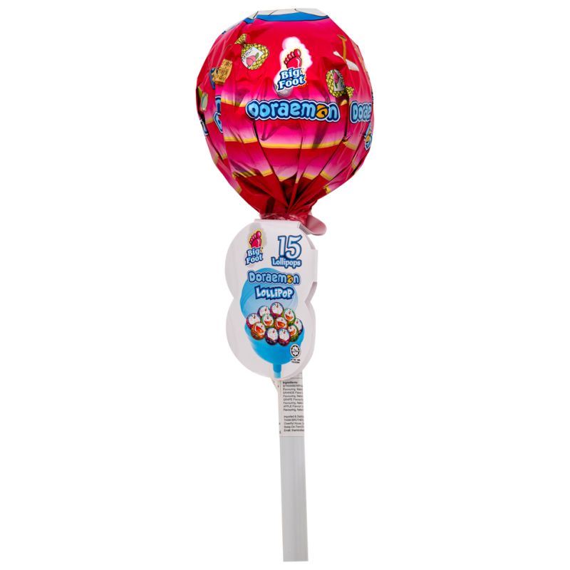 Big Foot Doraemon Mega Lollipop (15 pcs)