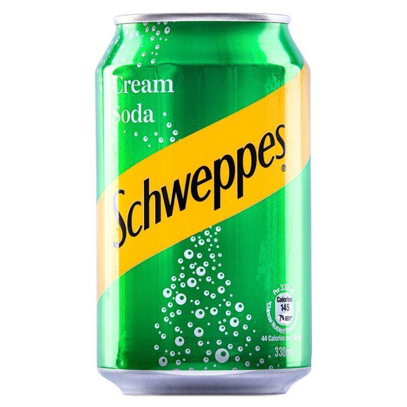 Schweppes Cream Soda 玉泉 忌廉味汽水 330ml*8