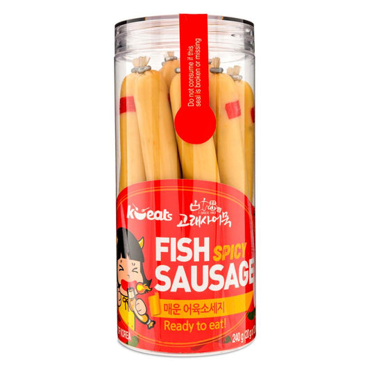 K-Eats Goraesa Fish Sausage (Spicy Flavour) 매운 어육소세지