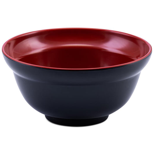 6' Japanese Style Melamine Noodle Bowl with Lid