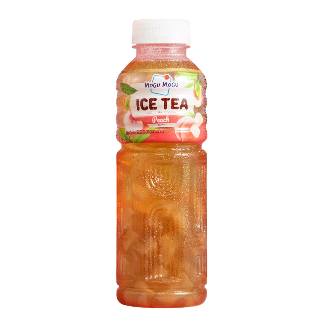 Mogu Mogu Peach Ice Tea with Nata De Coco