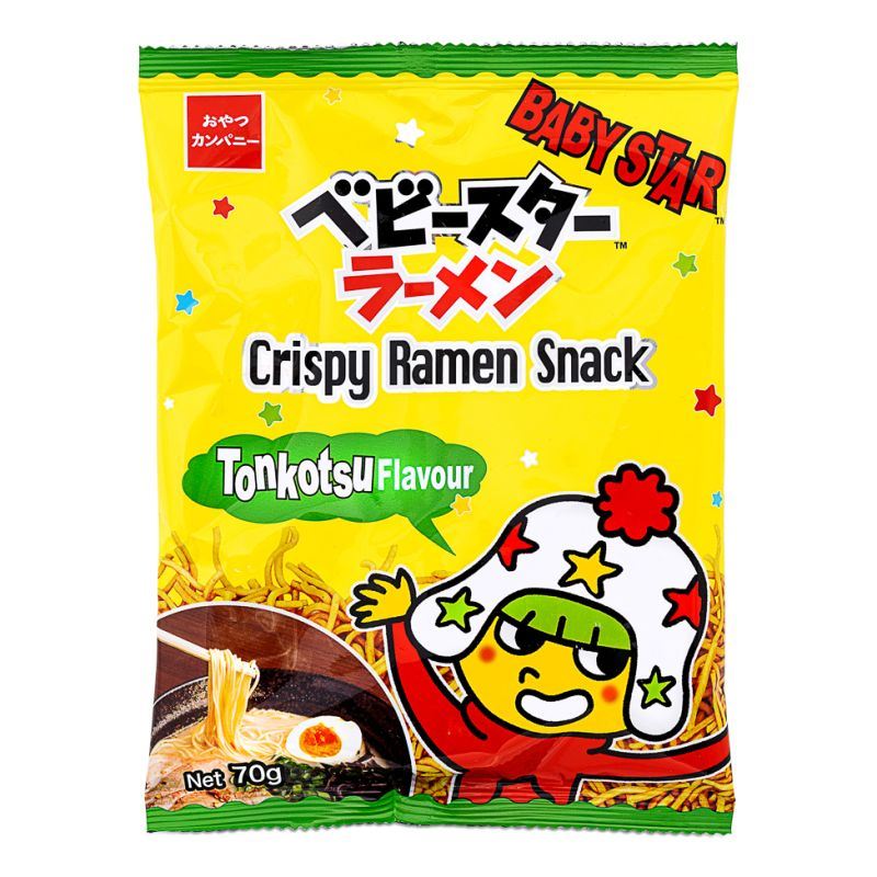 Baby Star Crispy Ramen Snack (Tonkotsu Flavour) ベビースターラーメン