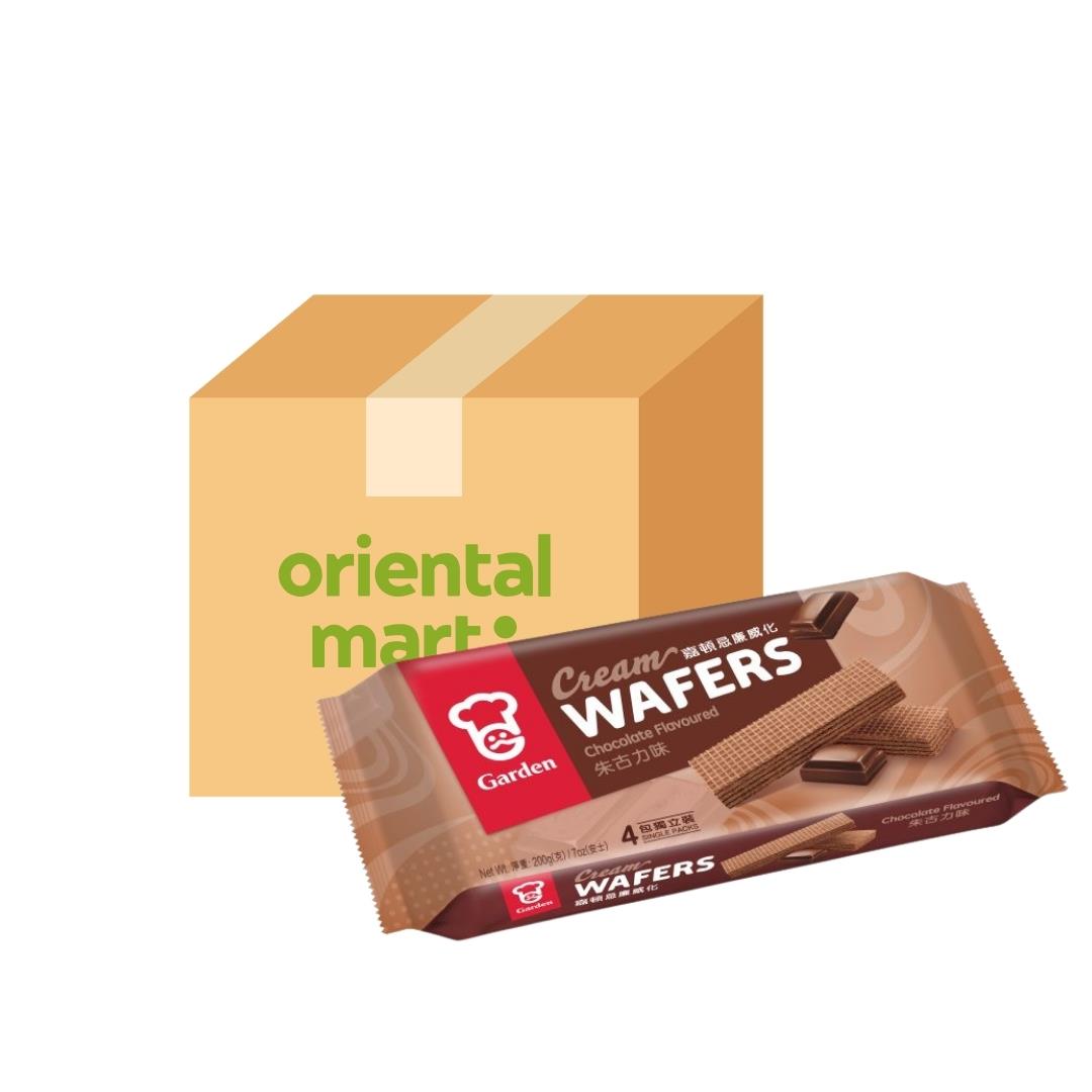 Garden Cream Wafers (Chocolate Flavour) (Case of 12) 嘉頓 忌廉威化 (朱古力味) (12包)