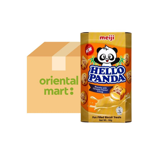 Meiji Hello Panda Biscuits with Caramel Flavoured Filling (Box of 20) 明治 熊貓焦糖夾心餅 (20盒)