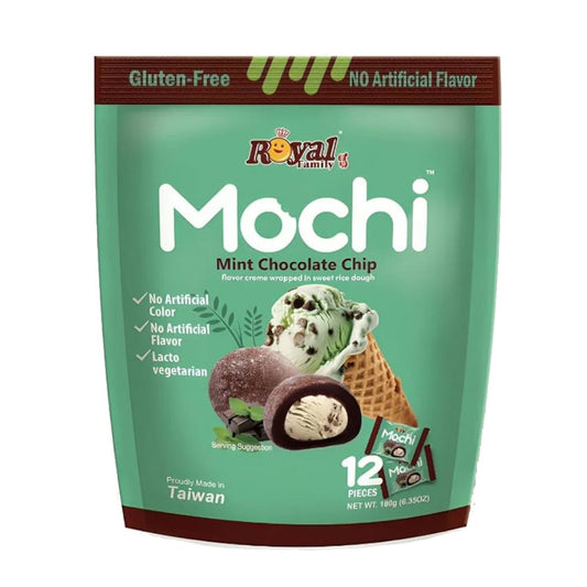 Royal Family Mint Chocolate Chip Mochi