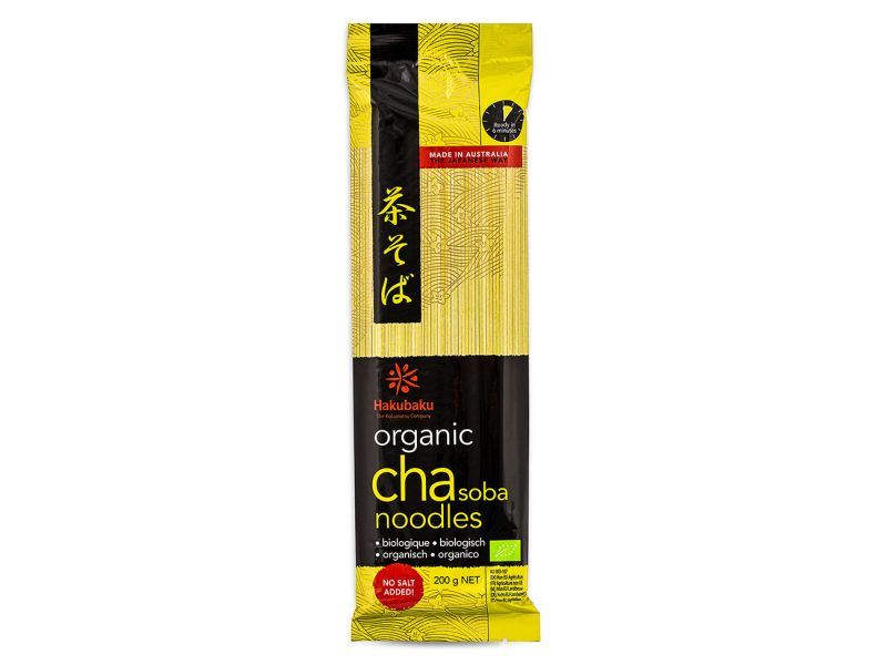 Hakubaku Organic Cha Soba Noodle 茶そば