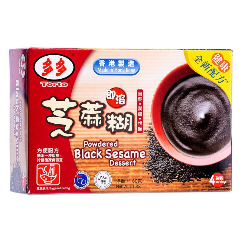 Torto Powdered Black Sesame Dessert 多多 即溶芝麻糊