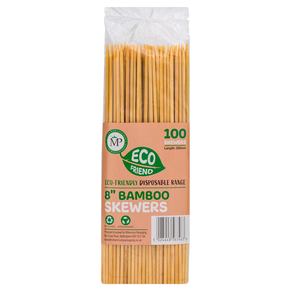 MP Bamboo Skewers 8" (100 pcs) 8吋沙爹竹簽 (100支)