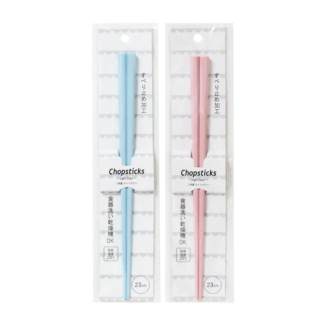 Octagon Chopsticks (Light Colour) (Random Colour) 八角箸 ライトカラー