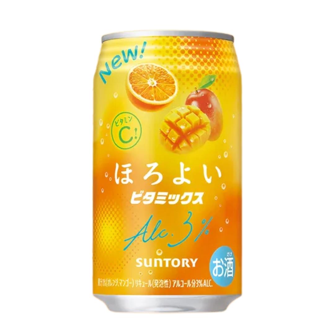 Suntory Horoyoi Cocktail Orange & Mango Chuhai Spritzer ほろよい ビタミックス (ABV 3.0%)