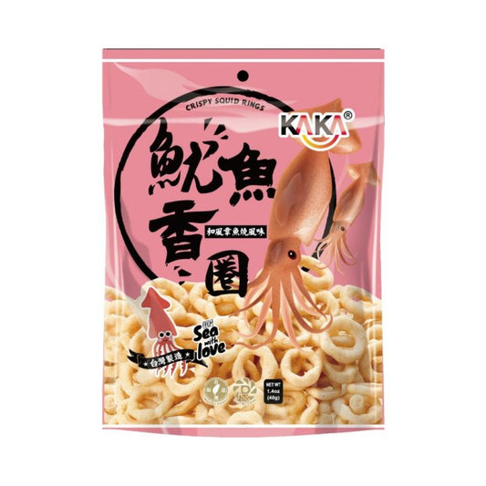 KAKA Crispy Squid Rings (Taiwanese-Style Salt & Pepper Flavour) 魷魚香圈 (和風章魚燒風味)
