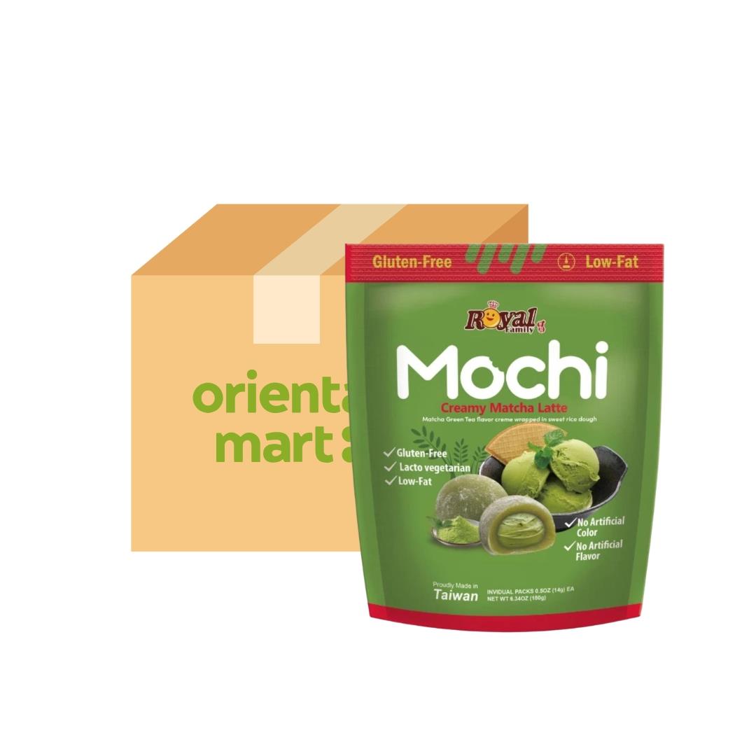 Royal Family Creamy Matcha Latte Mochi (Case of 12)