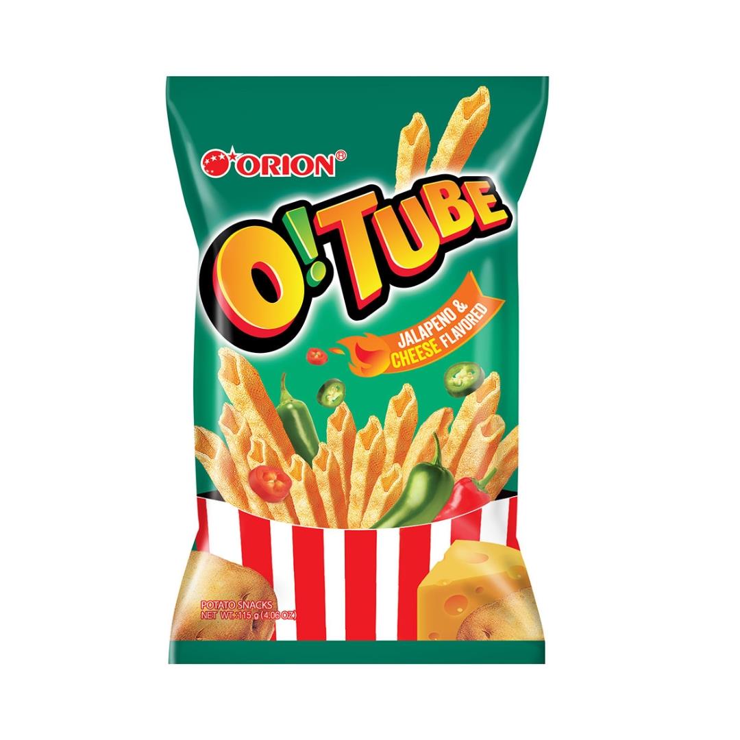 Orion O!Tube Potato Snacks (Jalapeno & Cheese Flavour) 115g