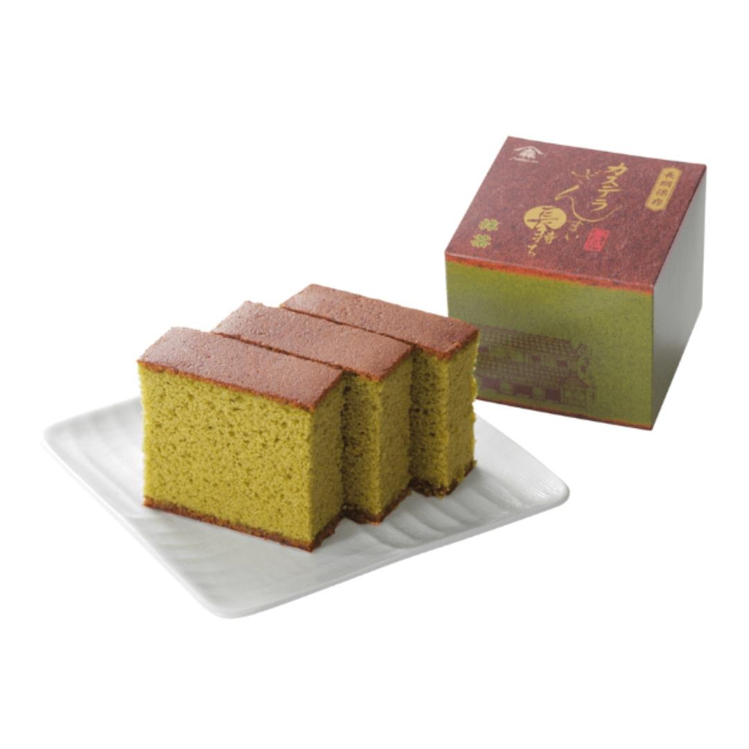 Kashuen Castella Cake (Matcha Flavour) 菓秀苑森長 カステラざんまい (抹茶)