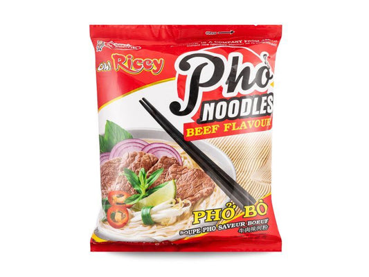 Acecook Oh! Ricey Instant Pho Rice Noodles (Beef Flavour) 牛肉味河粉