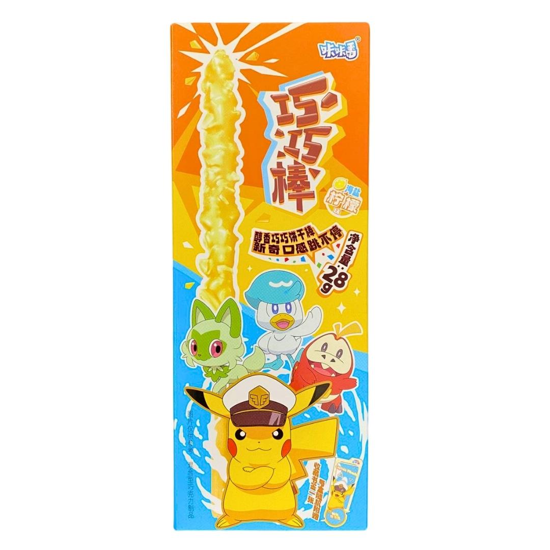 Kakafan Pokemon Biscuit Sticks (Sea Salt and Lemon Flavour) 咔咔番 寶可夢巧巧棒 (海鹽檸檬味) - Best Before: 24/10/2026