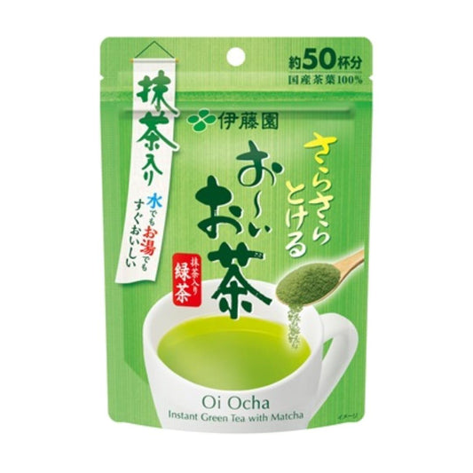 Itoen Oi Ocha Instant Green Tea with Matcha お～いお茶 抹茶入り緑茶
