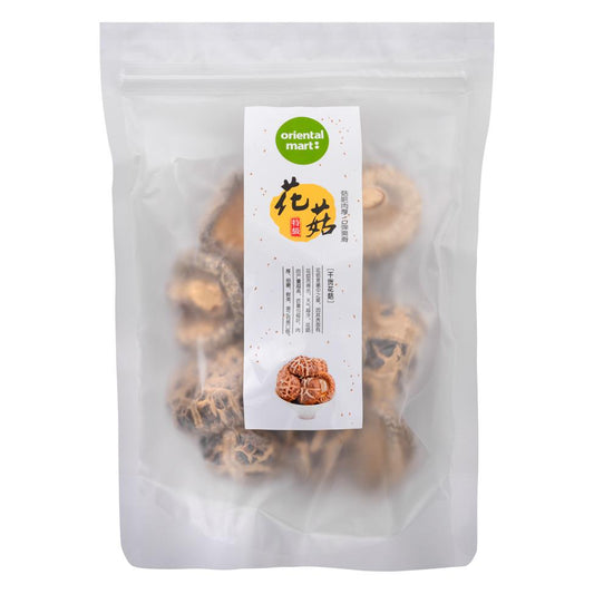 Orientalmart Dried Flower Shiitake Mushrooms 東方行 中國花菇 100克