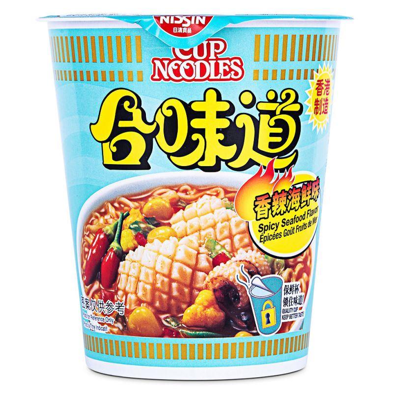 Nissin Cup Noodles (Spicy Seafood Flavour) (Case of 24) 合味道 香辣海鮮味杯麵 (24杯)