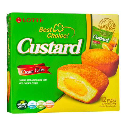 Lotte Custard Cream Cake (12 pcs)