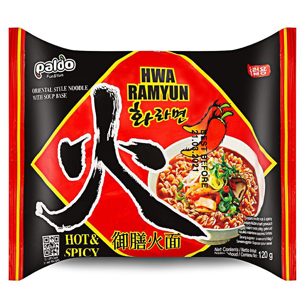 Paldo Hwa Ramyun Hot & Spicy Noodles