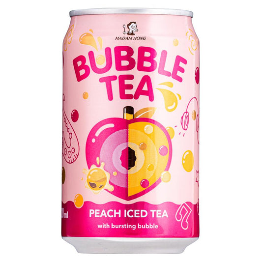 Madam Hong Bubble Tea (Peach Ice Tea)