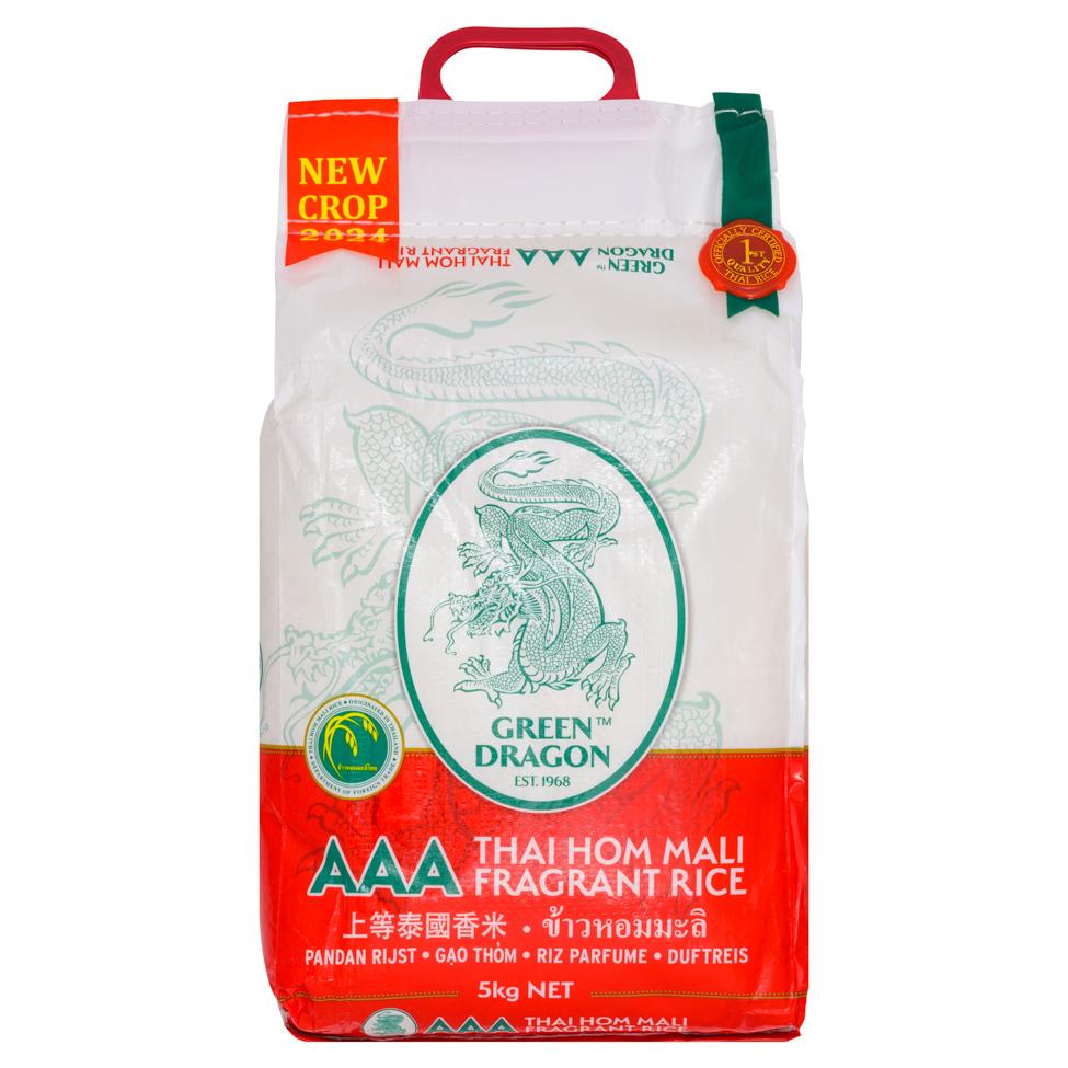 Green Dragon Thai Hom Mali Fragrant Rice 青龍牌 上等泰國香米 5公斤