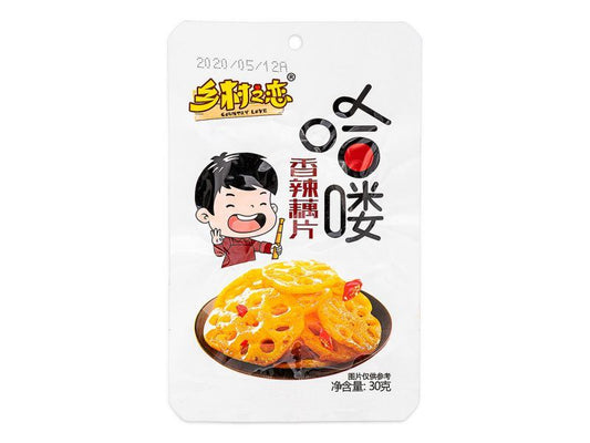 Country Love Lotus Root Snack (Spicy) 鄉村之戀 香辣藕片