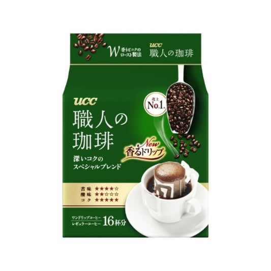 UCC Artisans Coffee Deep Rich Drip (16 Bags) 職人嚴選咖啡 濃郁特調濾掛式咖啡 (16包入)